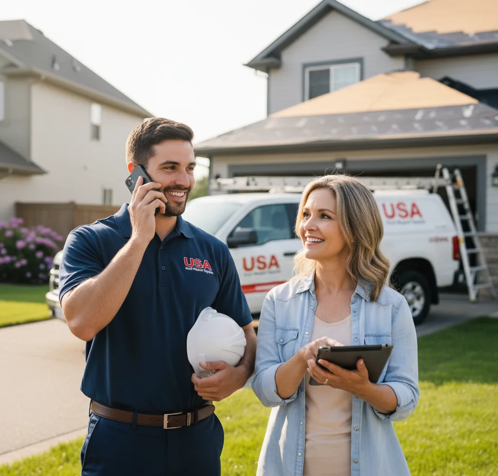 USA Roof Repair Experts customer support in Dunlap